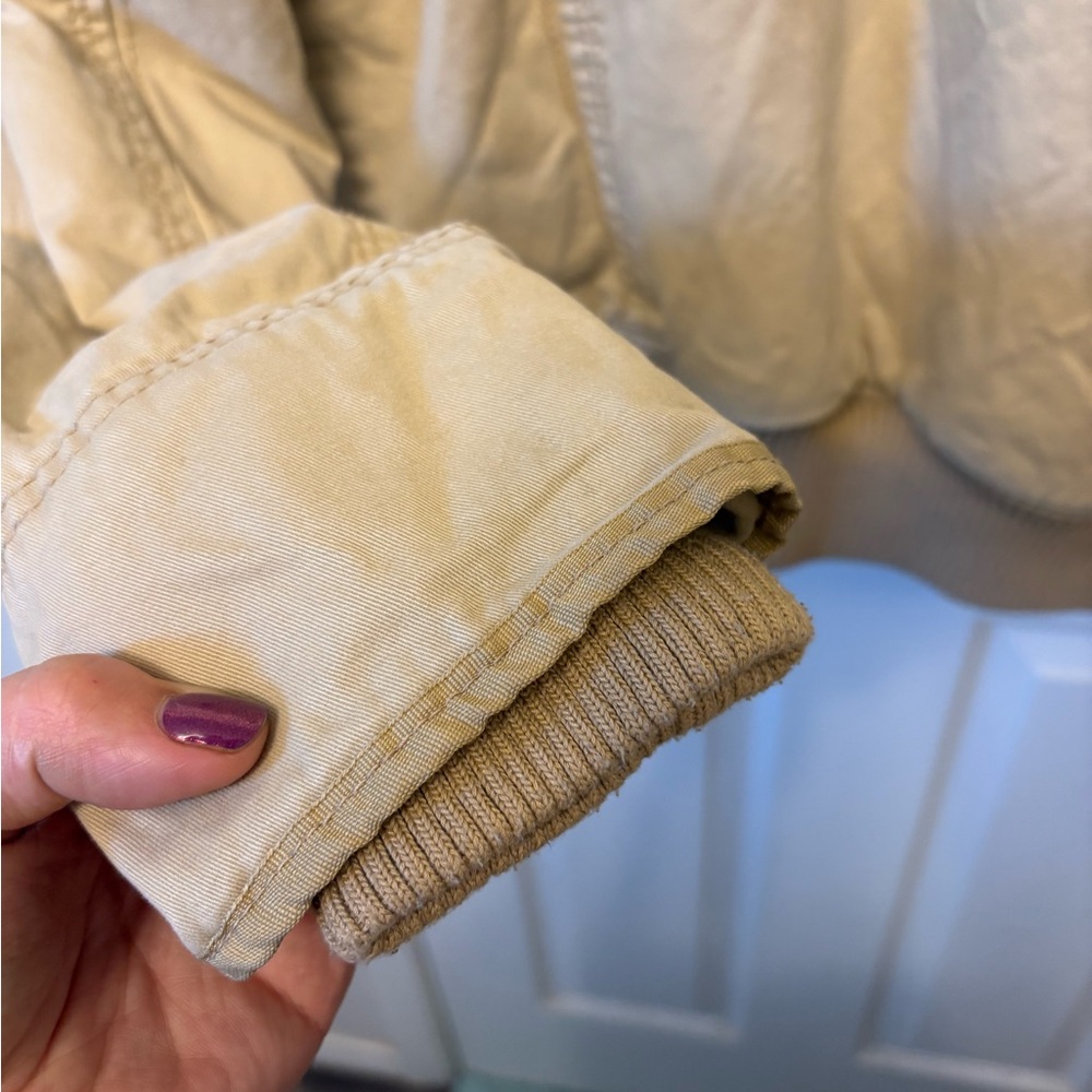 Aeropostale Woman’s Tan Zipper and Button Up Jacket Size Large - Picture 5 of 10